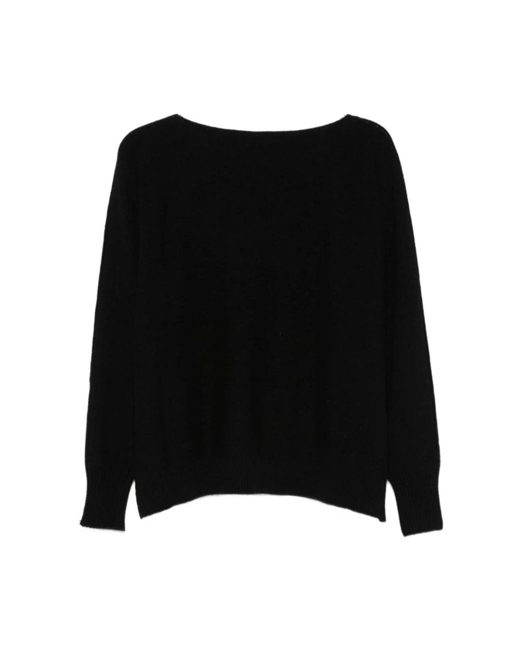 D.exterior Black Round-Neck Knitwear