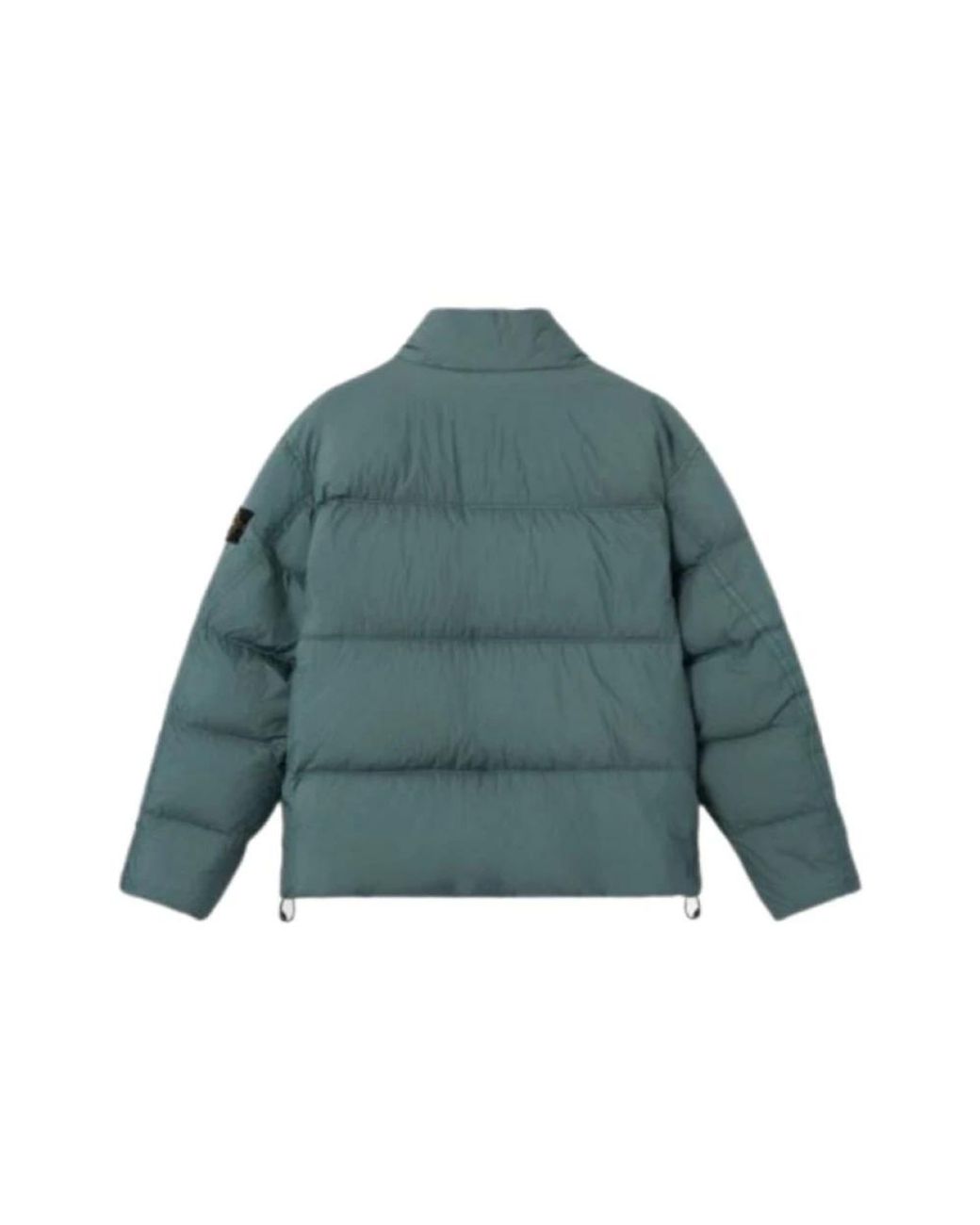 Stone Island Green Winter Jackets for men
