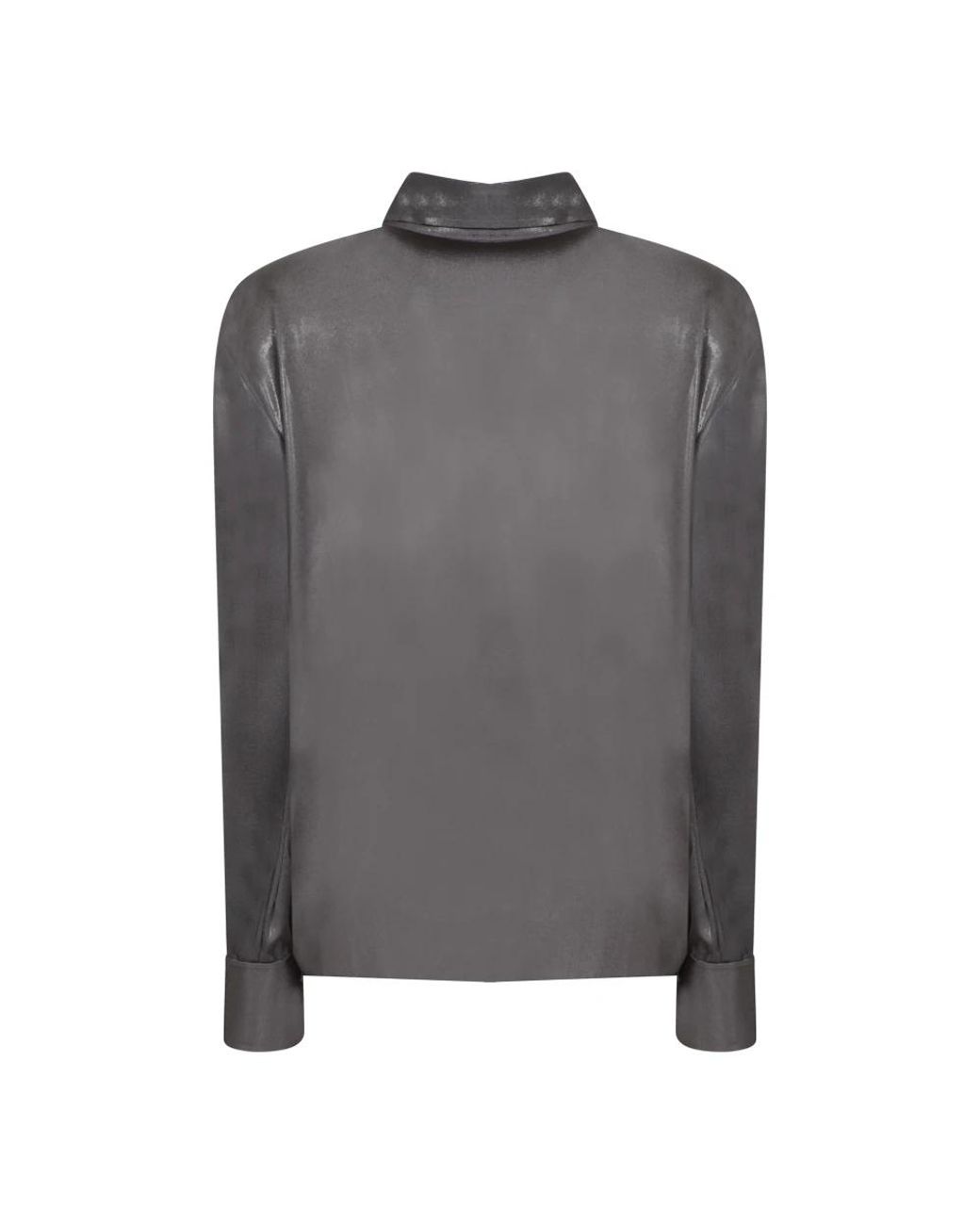 Norma Kamali Gray Shirts