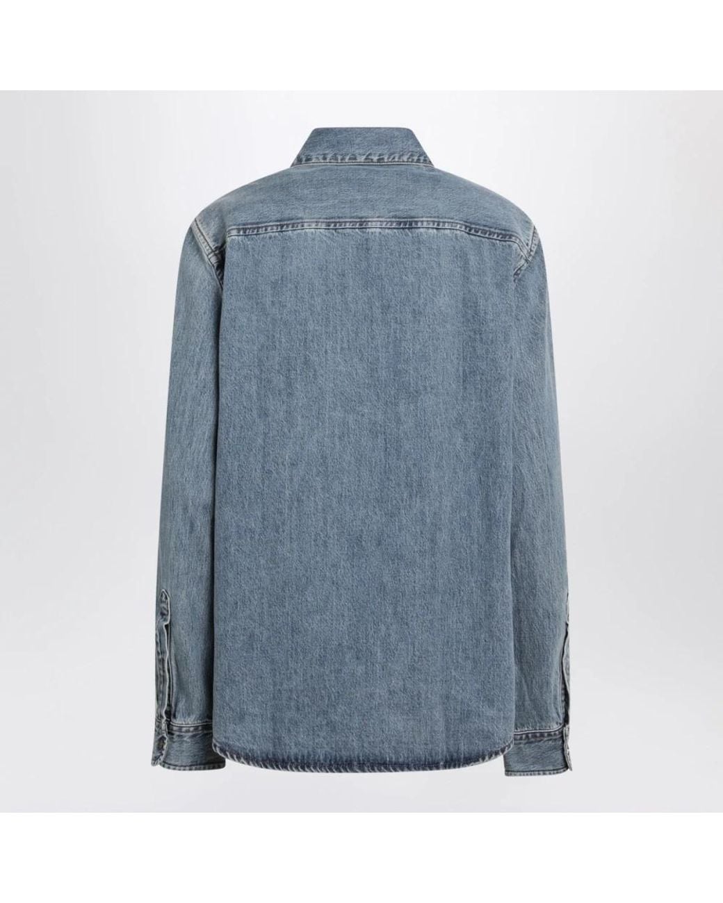 Denim Shirts AMI de color Blue