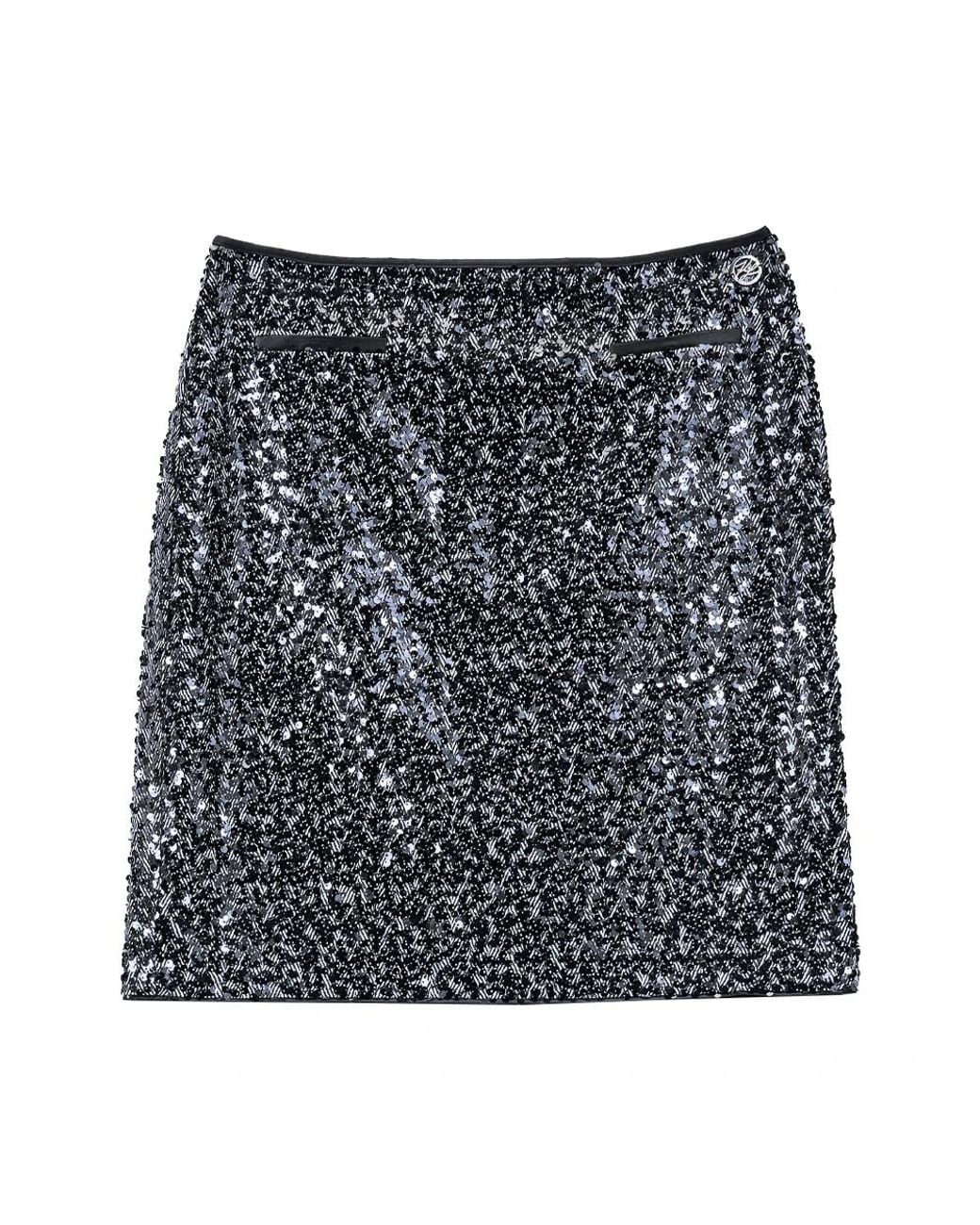 Karl Lagerfeld Black Short Skirts