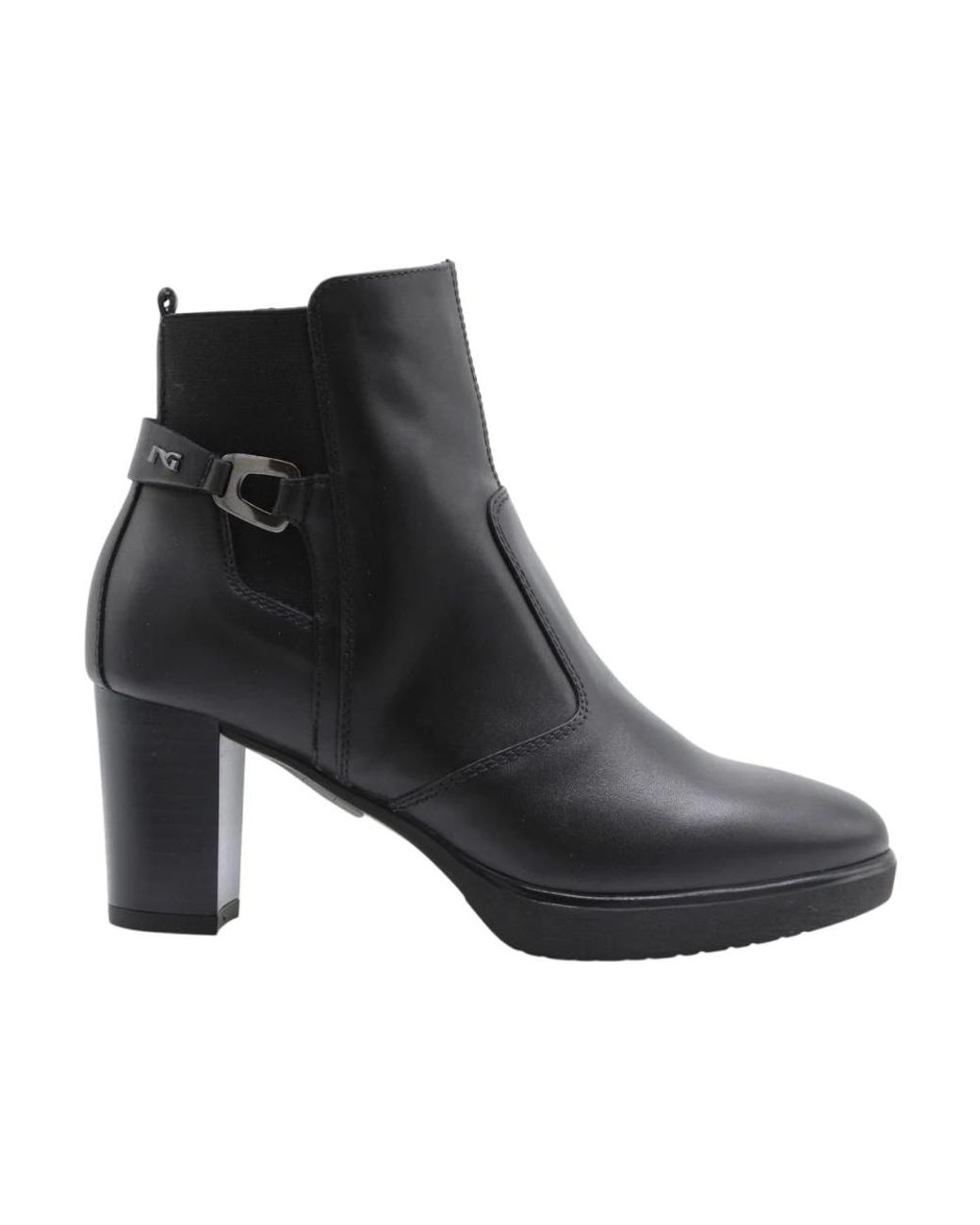 Nero Giardini Black Heeled Boots