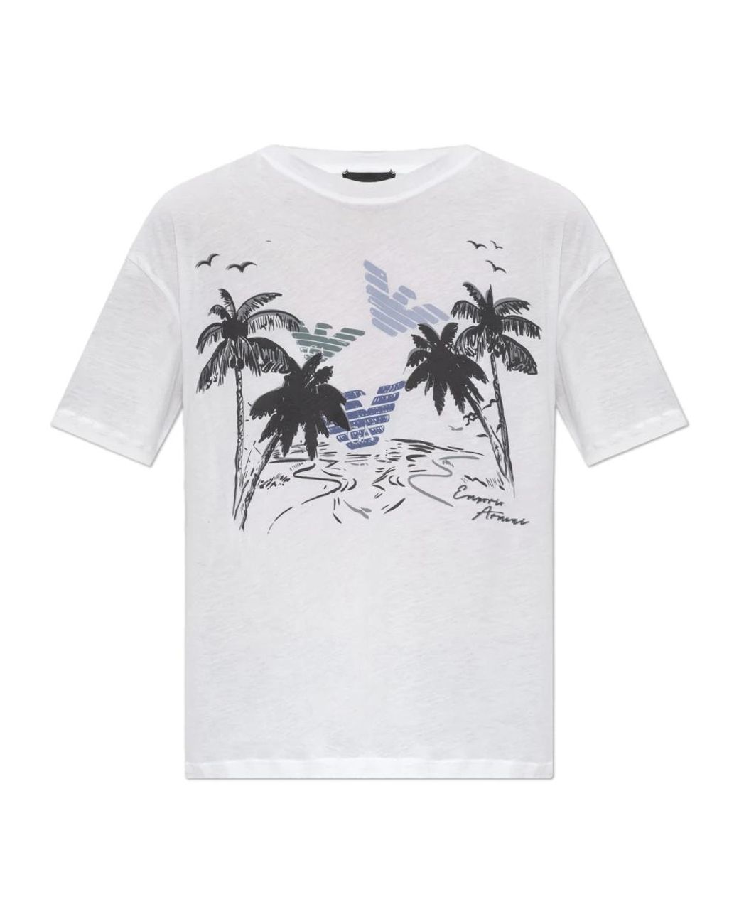 Emporio Armani Gray T-Shirts