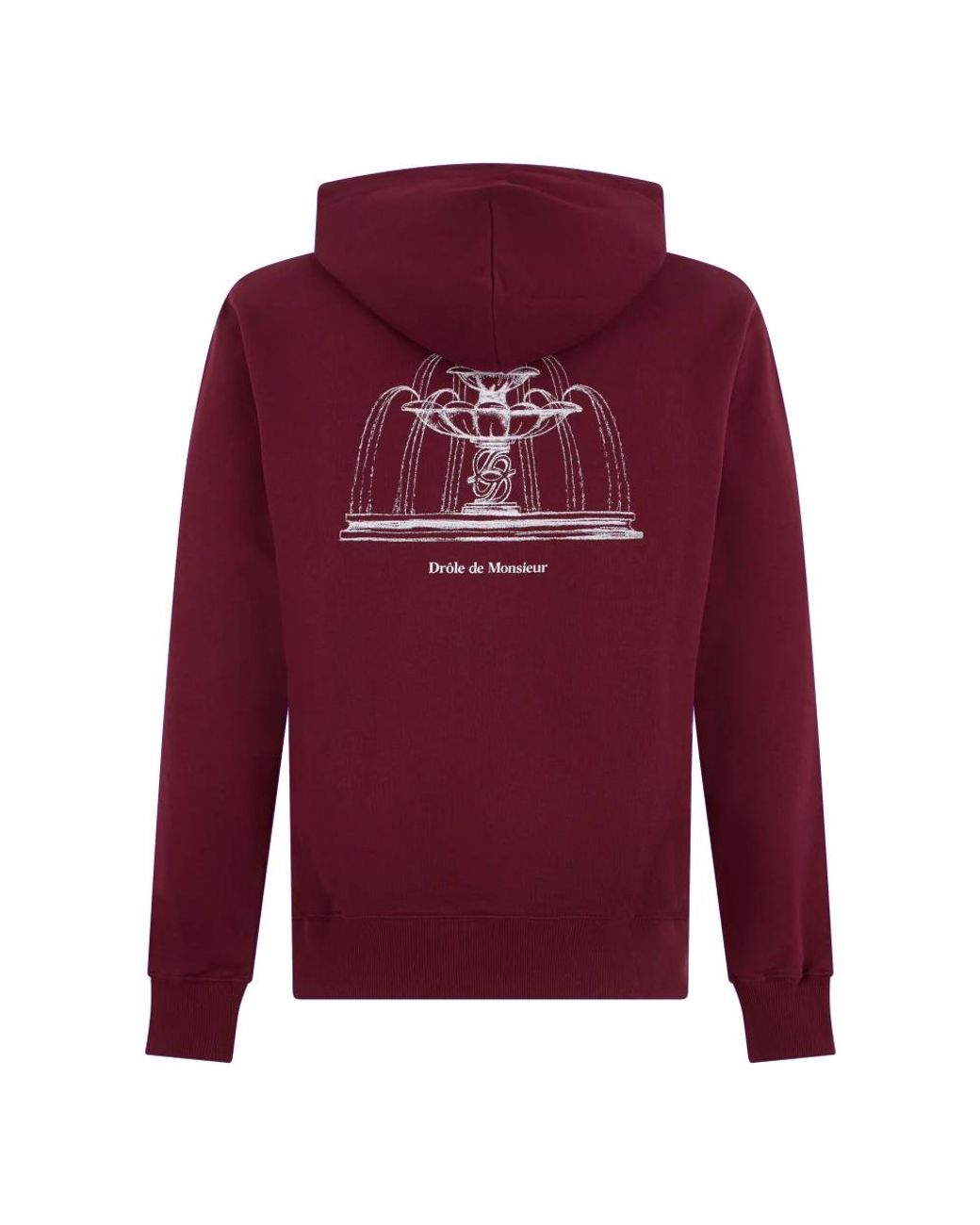 Drole de Monsieur Red Hoodies for men