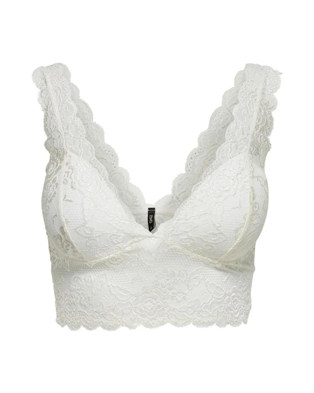 ONLY White Sleeveless Tops