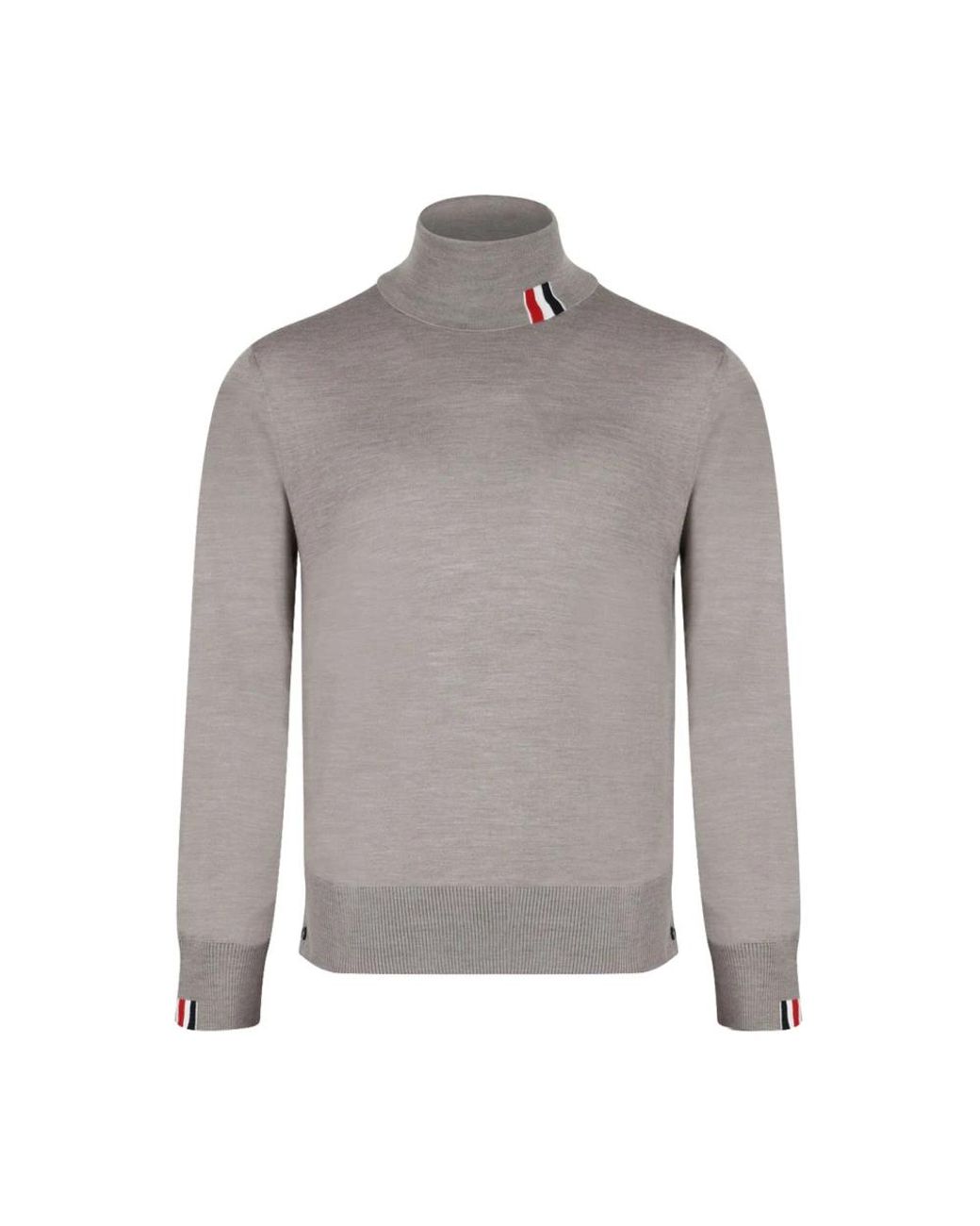 Thom Browne Truien & Vesten ,Wol Fijngebreide Trui in het Gray voor heren