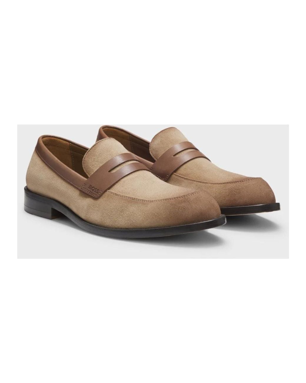 Boss Brown Loafers for men