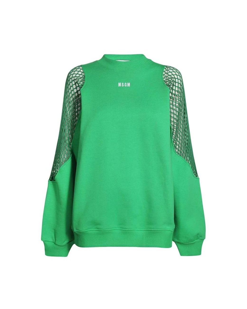 MSGM Green Sweatshirts