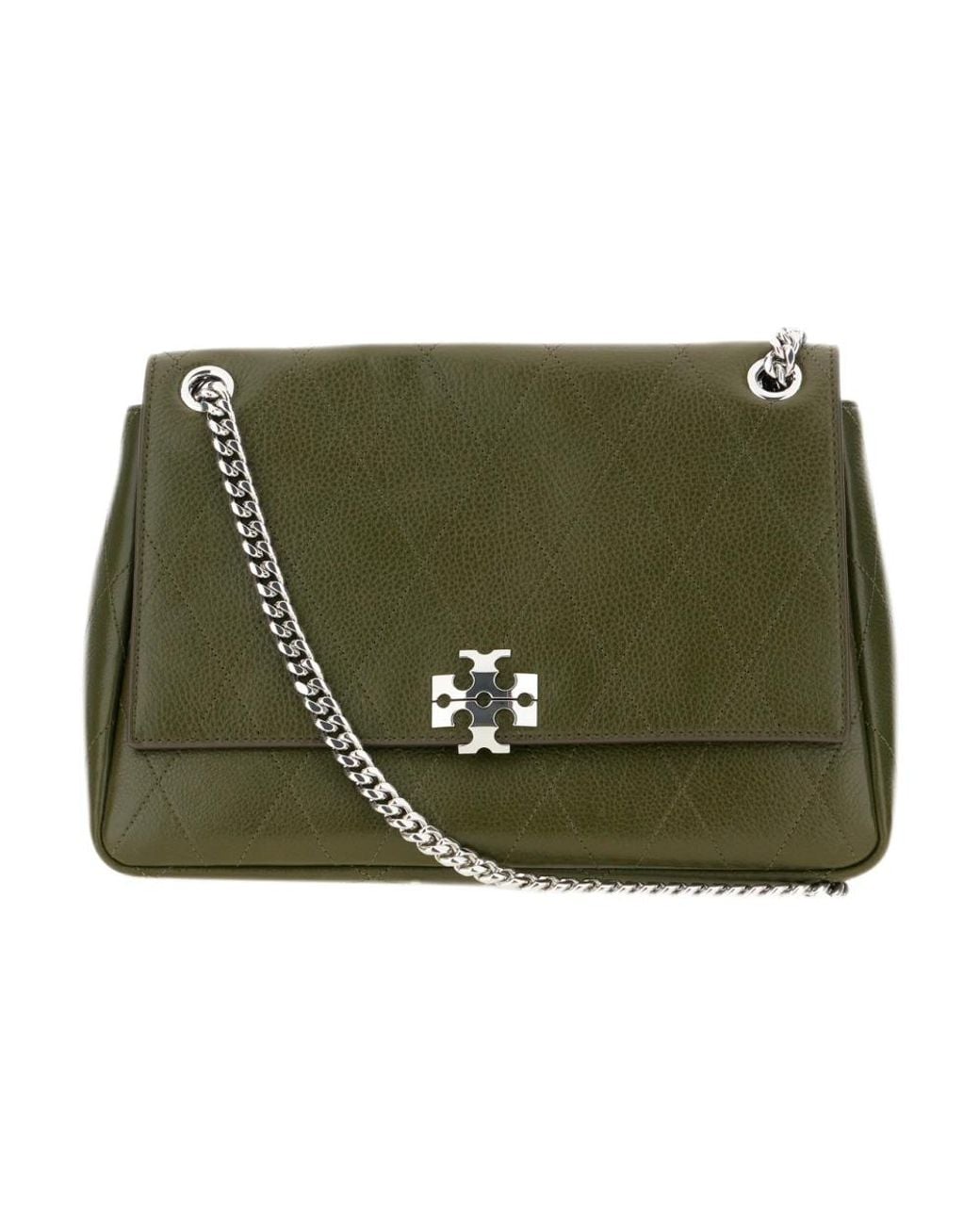 Tory Burch Green Shoulder Bags