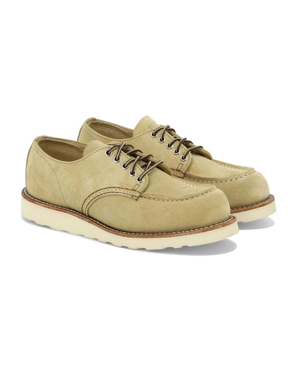 Red Wing Natural Laced Shoes for men