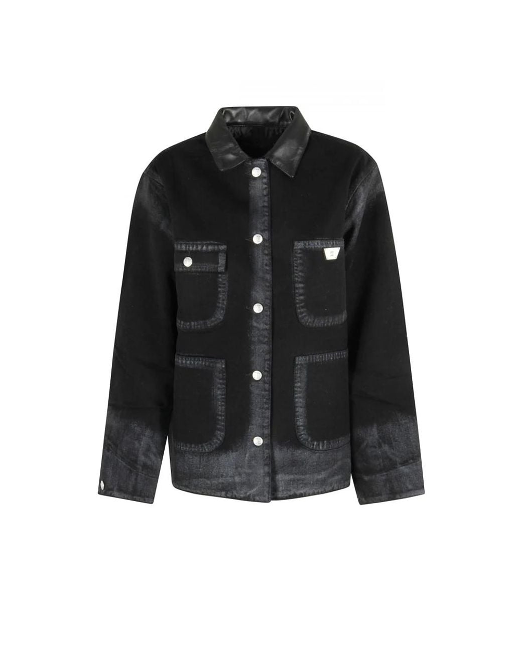 M I S B H V Black Denim Jackets