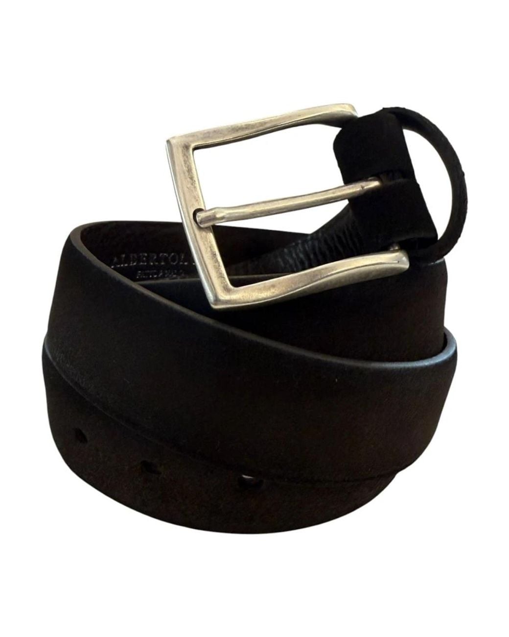 Alberto Luti Black Belts for men