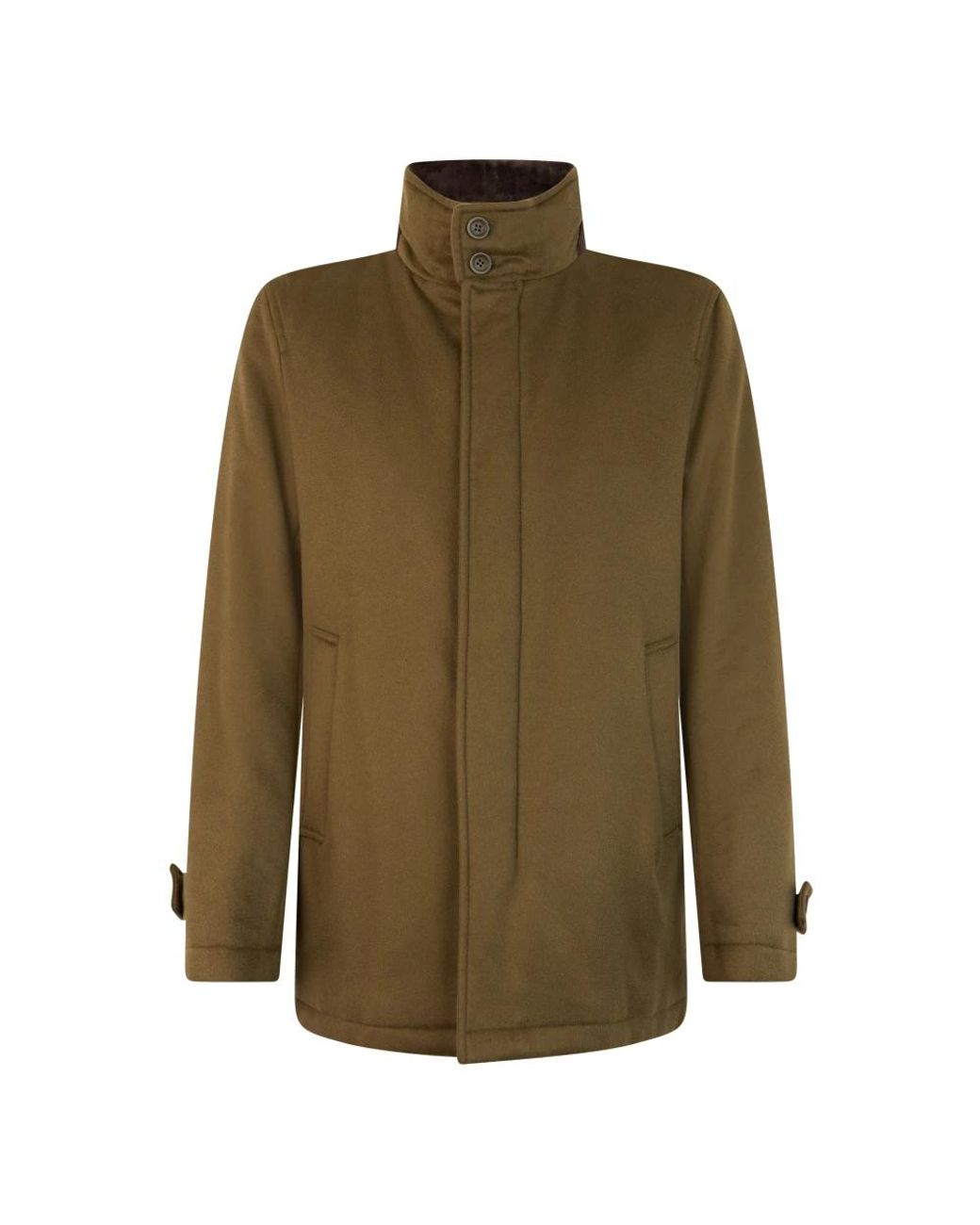 Herno Green Light Jackets for men