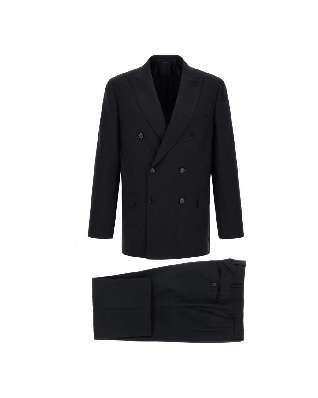 Brioni Black Double Breasted Suits for men