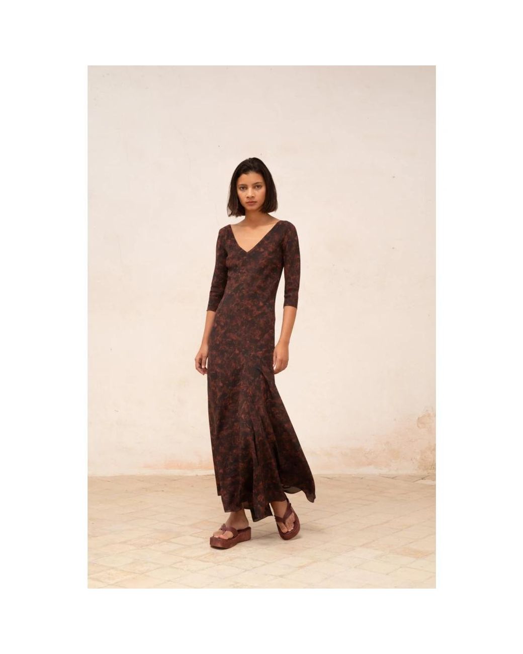 Cortana Brown Maxi Dresses