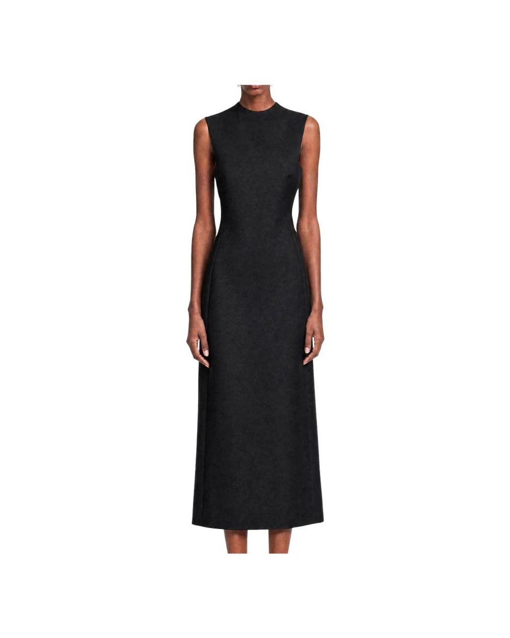 Maison Margiela Black Midi Dresses