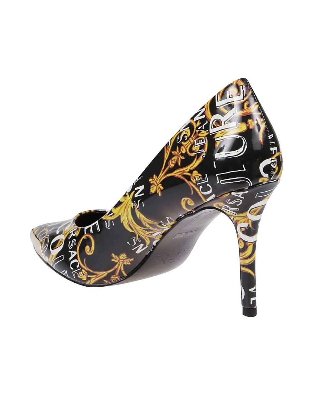 Versace Jeans Couture Metallic Pumps