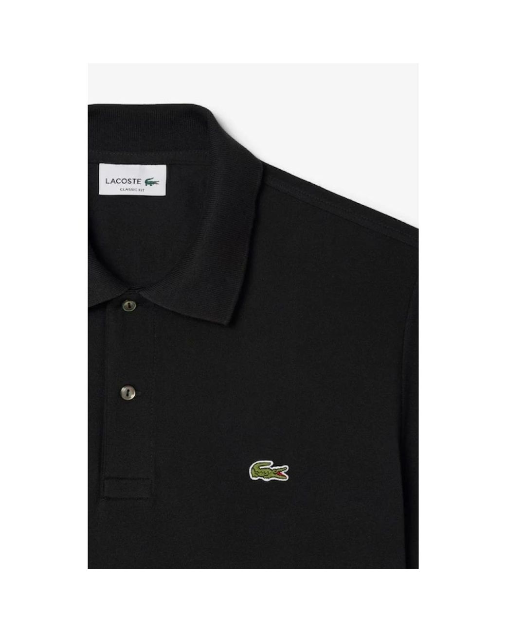 Lacoste Black Polo Shirts for men