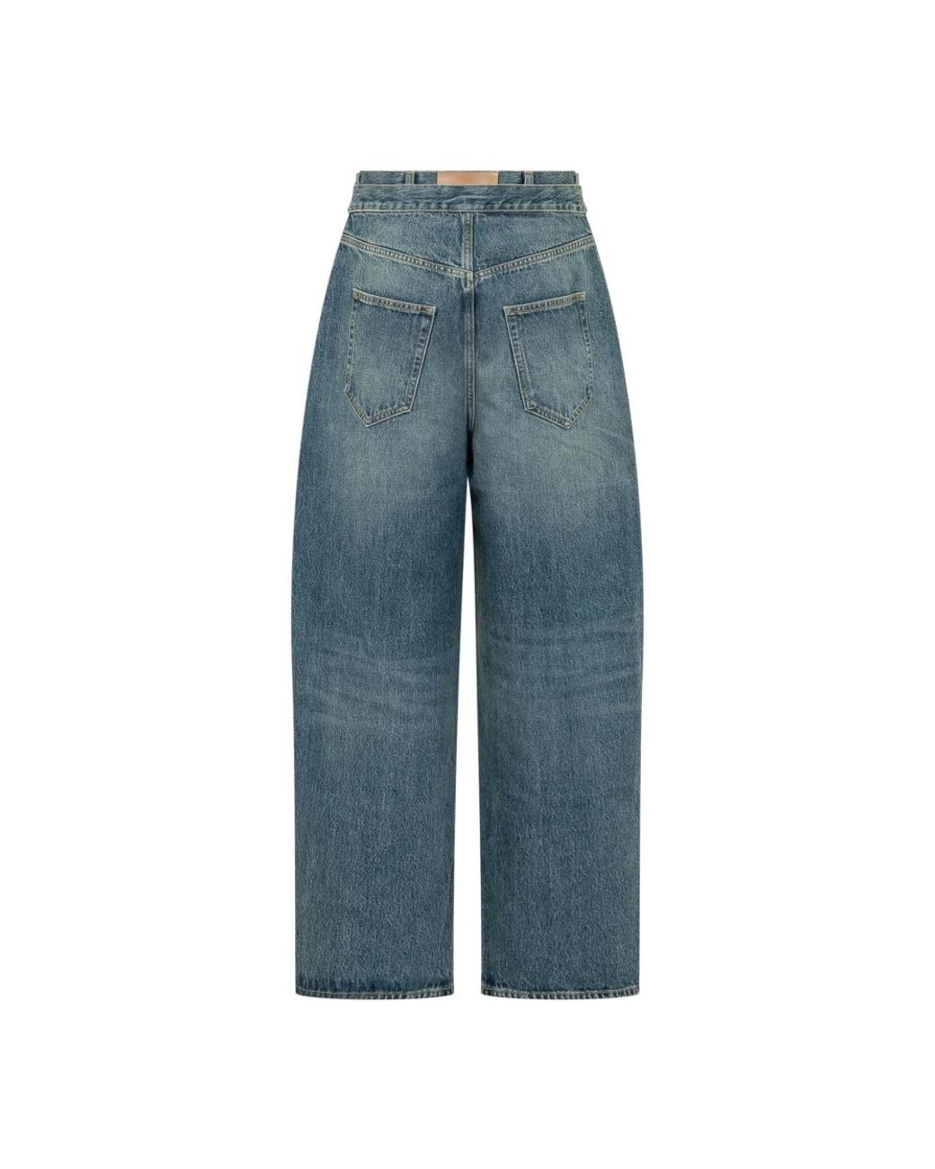 The Attico Blue Loose Fit Jeans