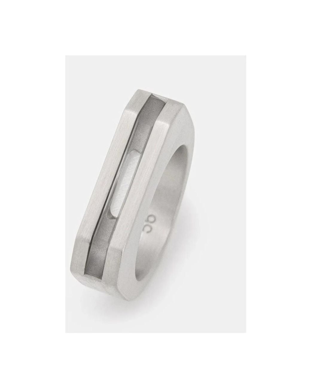 Rings Rick Owens de color Metallic