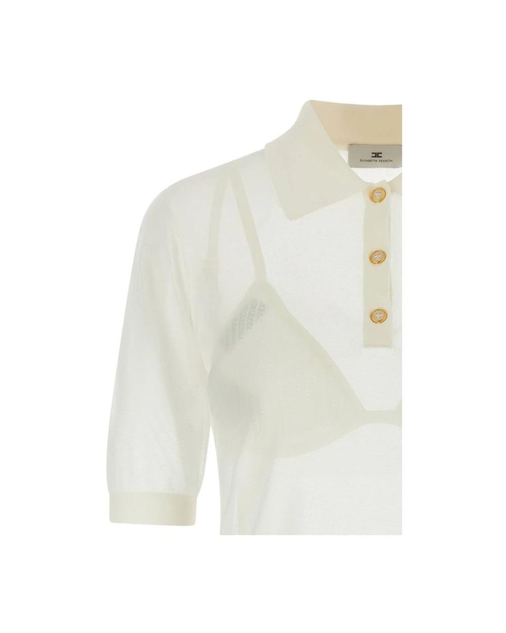 Elisabetta Franchi White Light Jackets