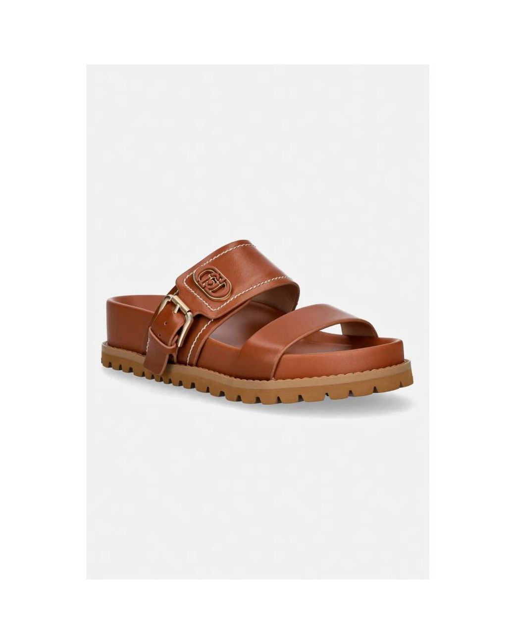 Sliders Liu Jo en coloris Brown