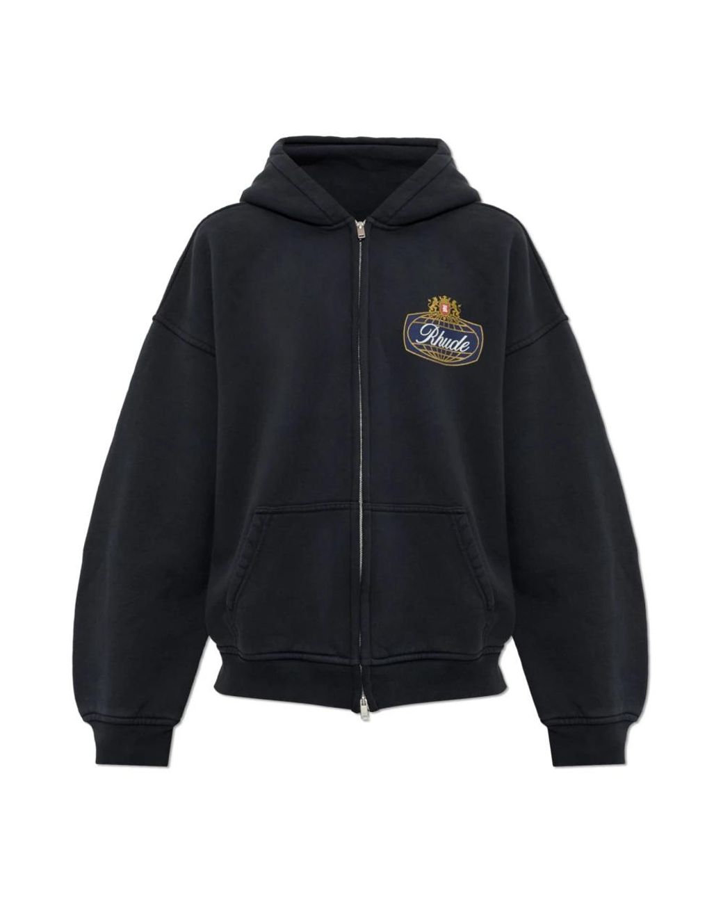 Rhude Blue Zip-Throughs for men