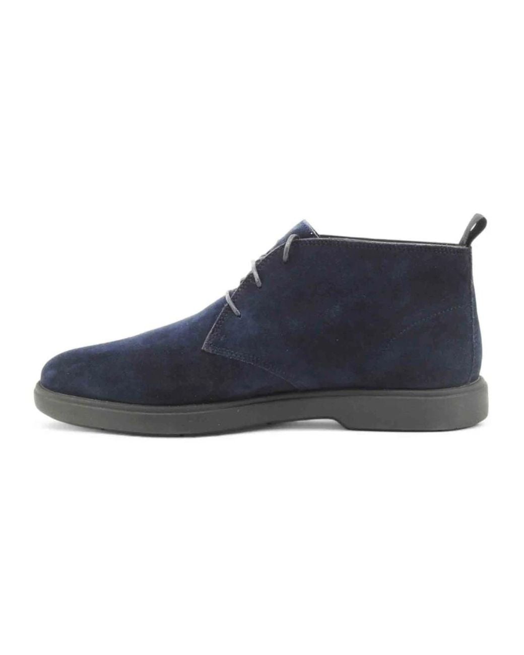 Geox Blue Lace-Up Boots for men