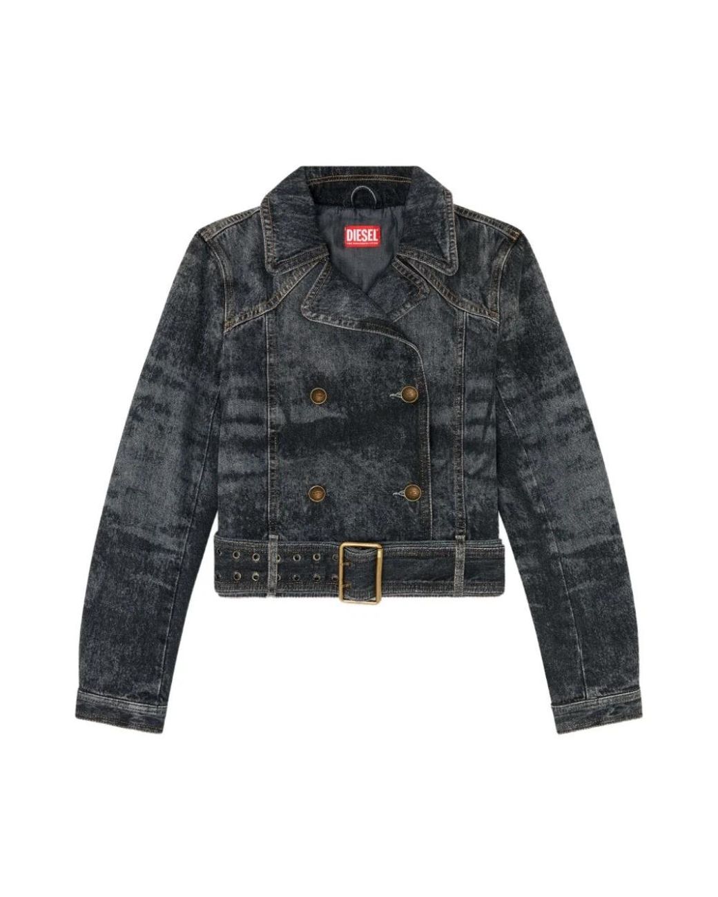 DIESEL Gray Denim Jackets