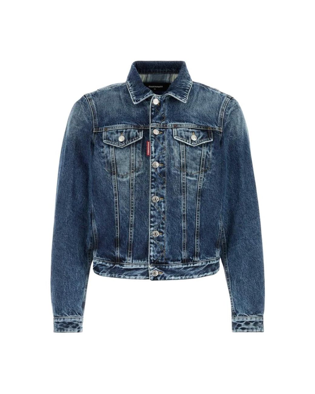 DSquared² Blue Denim Jackets for men
