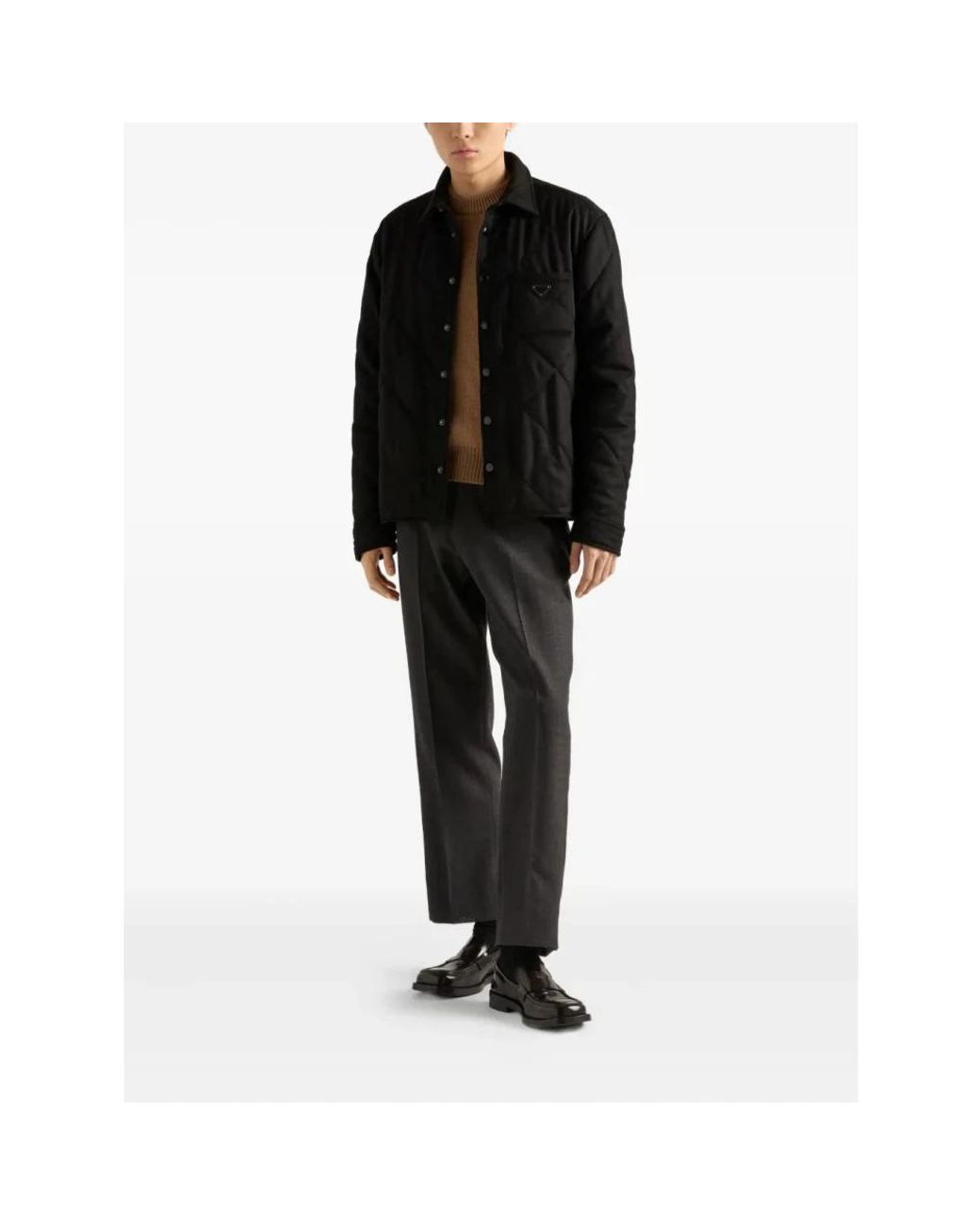 Prada Black Light Jackets for men