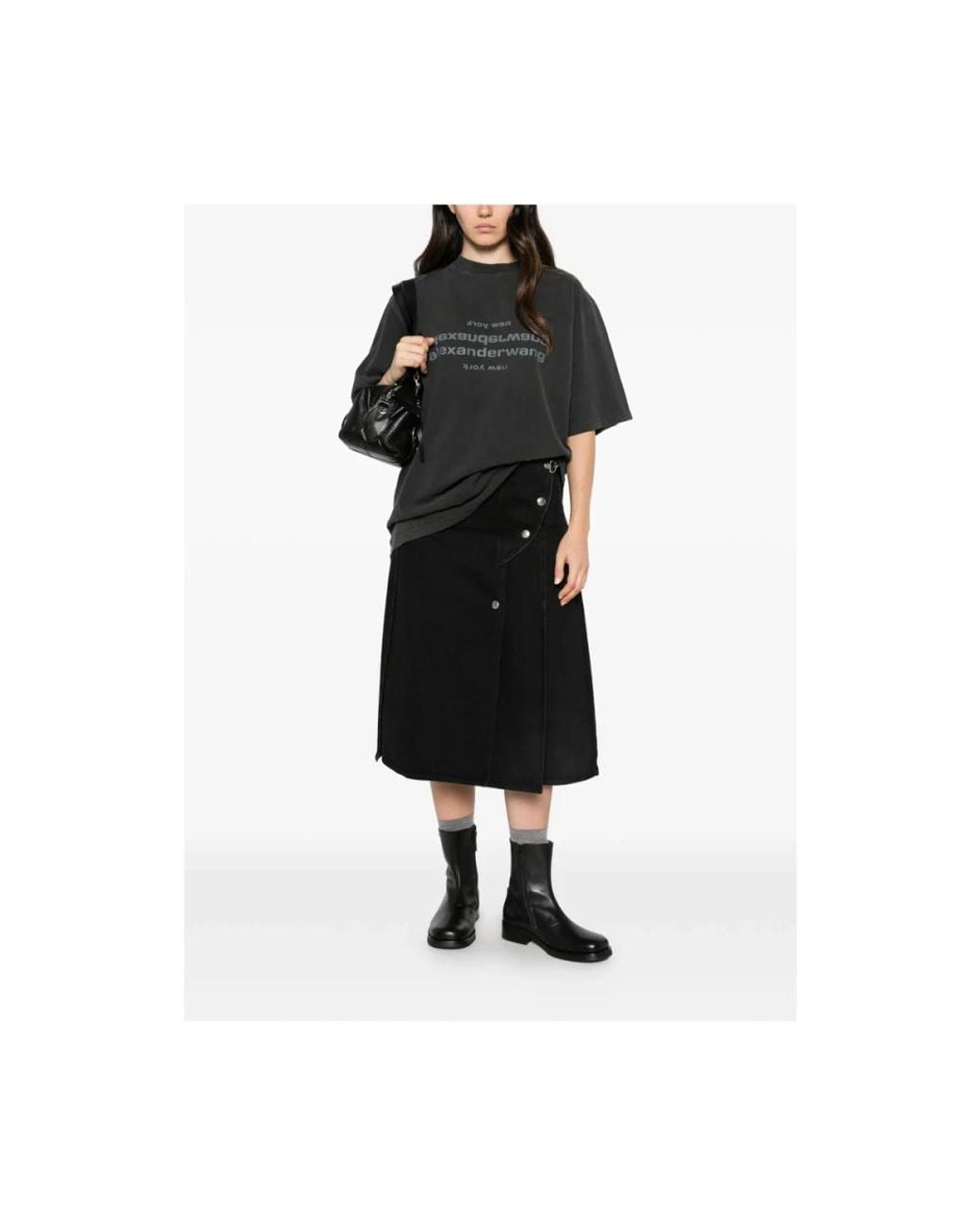 Alexander Wang Black T-Shirts