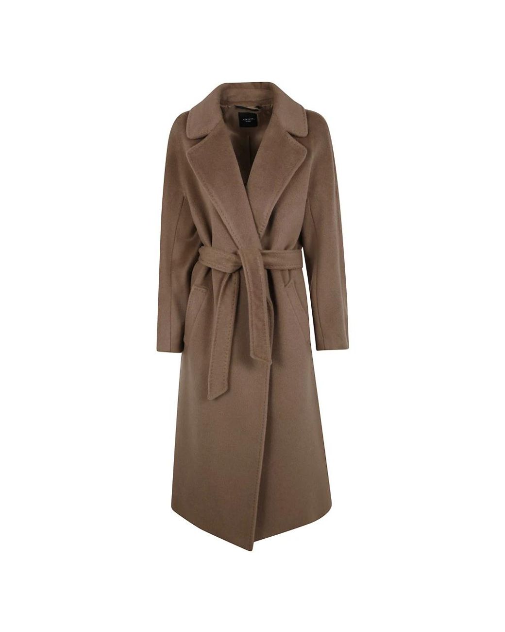 Weekend by Maxmara Brown Belted Coats