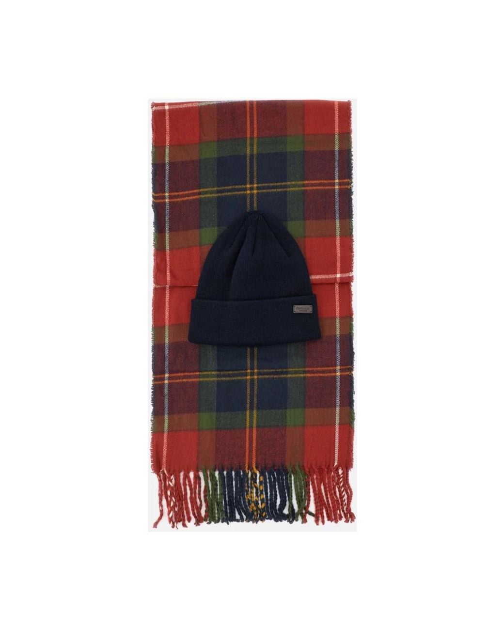 Barbour Black Winter Scarves for men