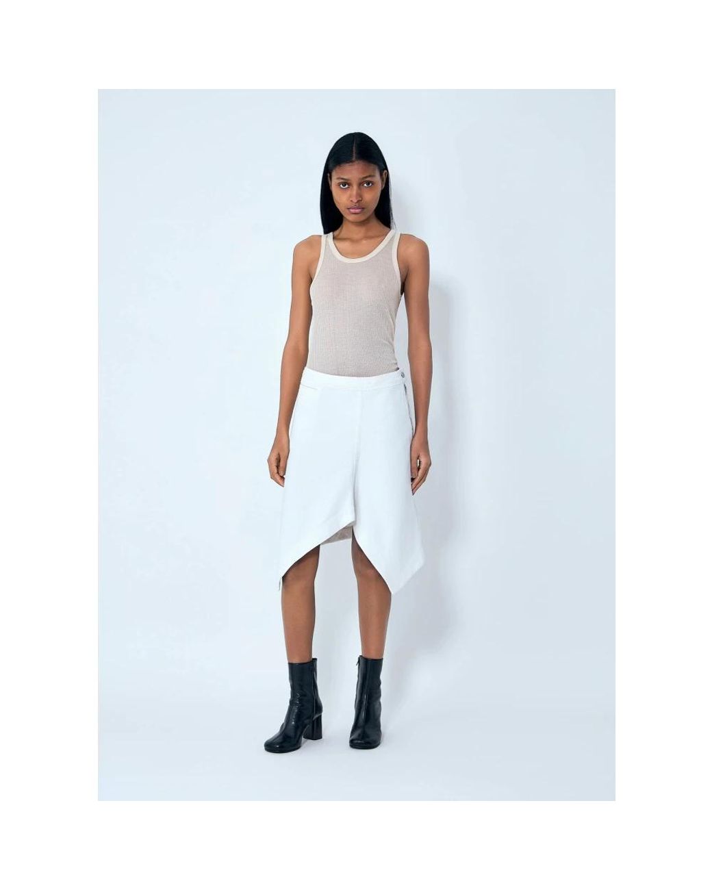 Lemaire White Sleeveless Tops