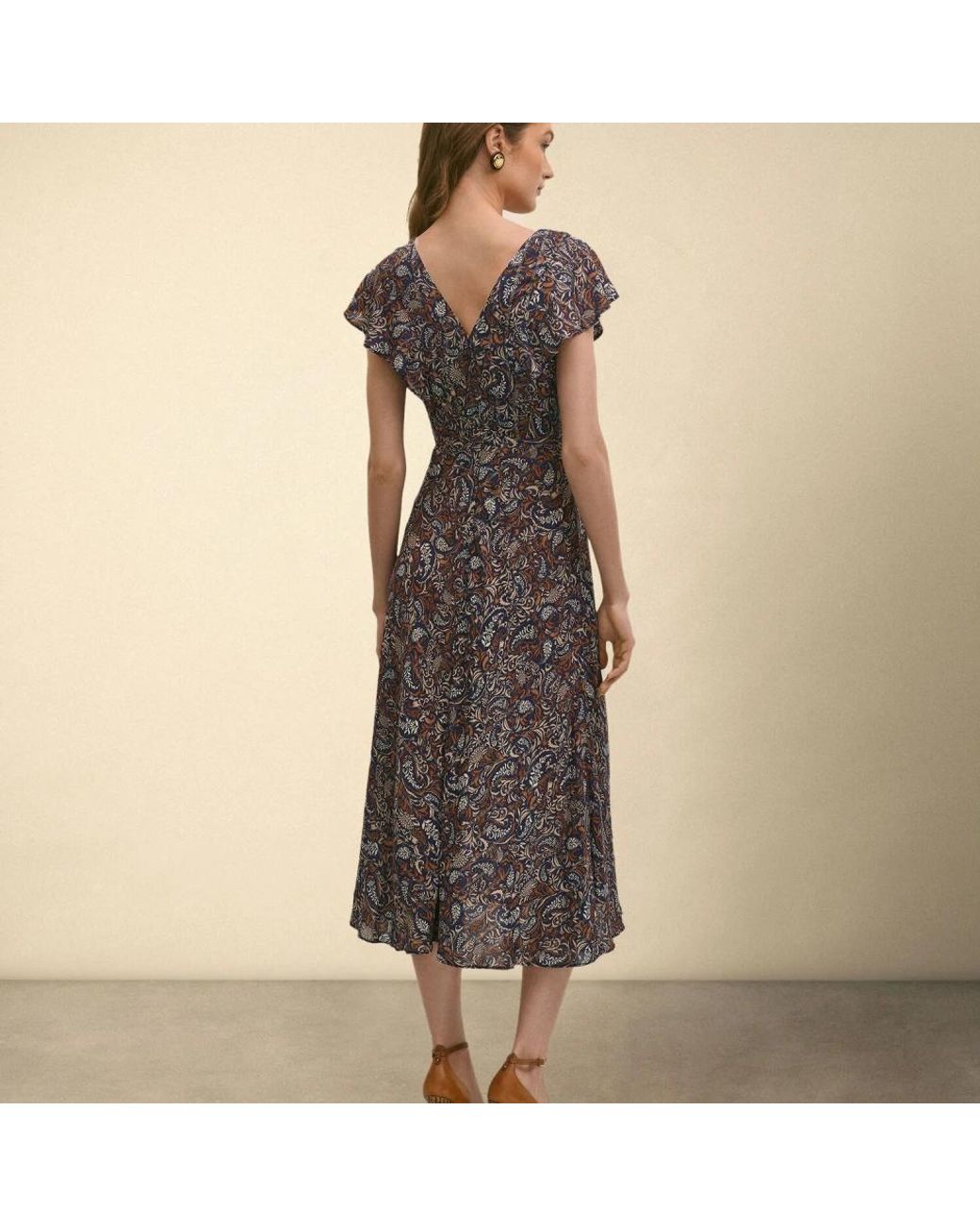 Brooks Brothers Brown Midi Dresses