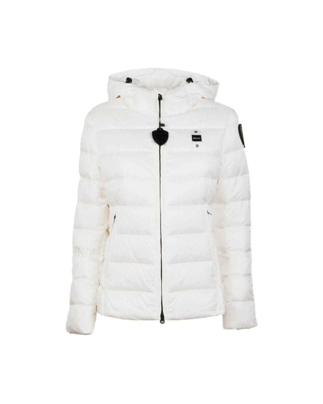 Blauer Jassen ,Wit ,Charme Jacket in het White