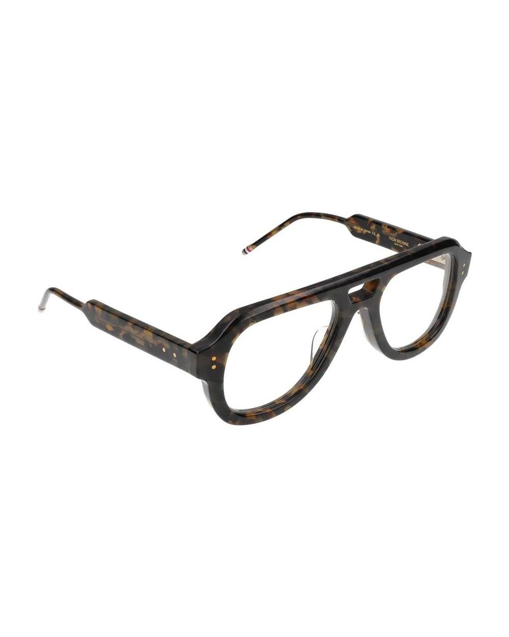 Thom Browne Brown Glasses