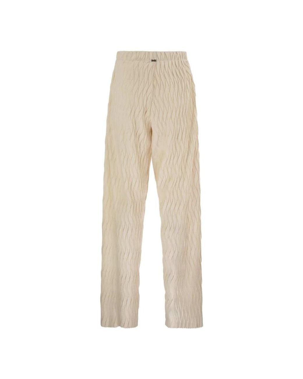 Herno Natural Wide Trousers