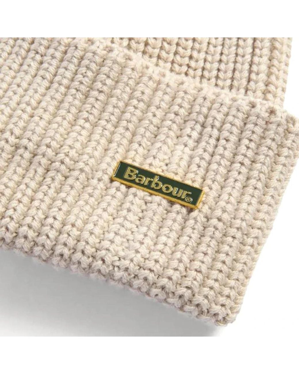 Beanies Barbour de hombre de color Natural