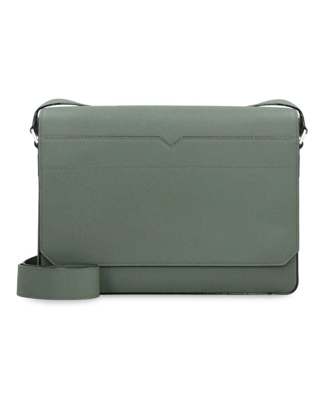 Valextra Green Cross Body Bags for men