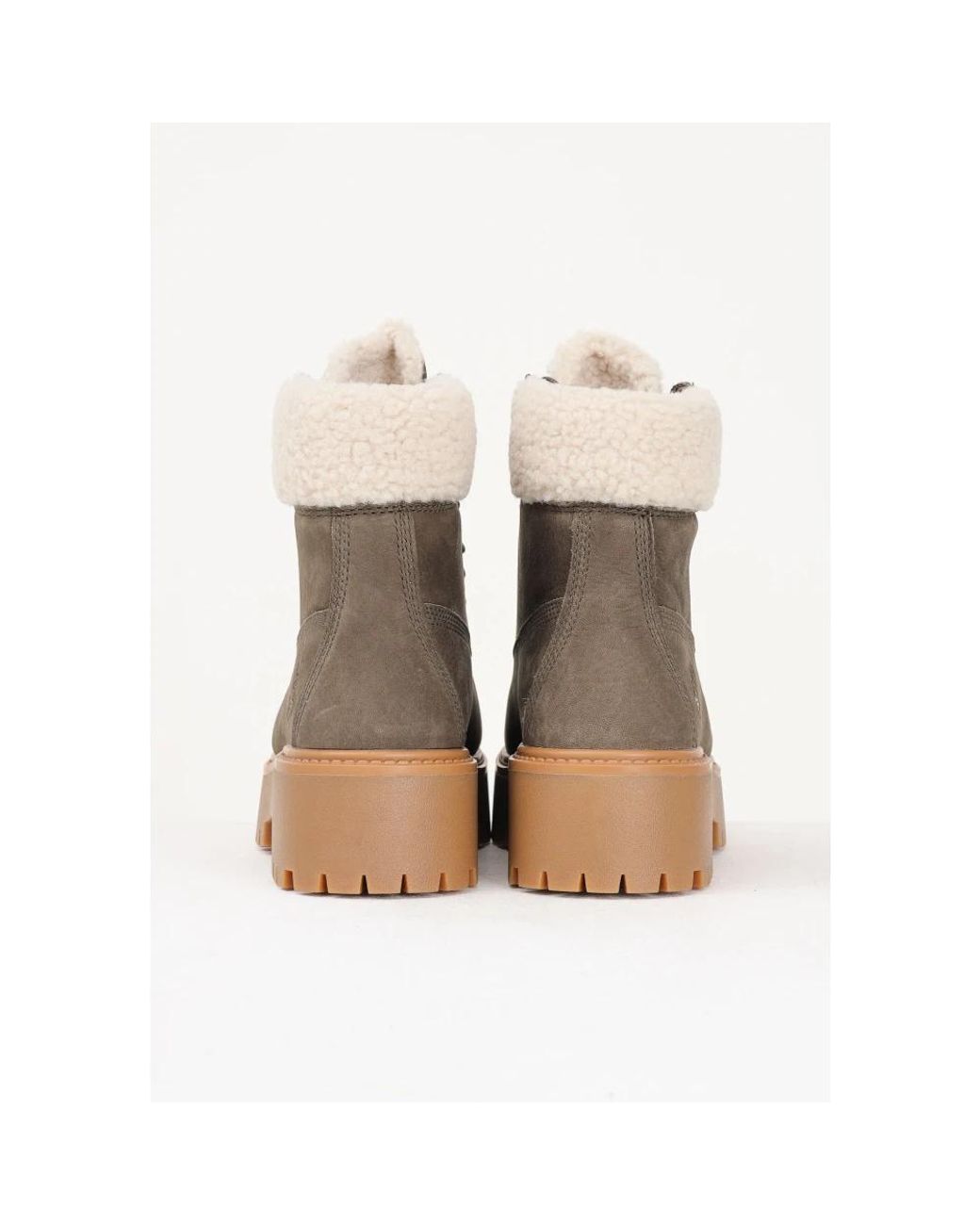 Timberland Schoenen ,Leer Stone Street Platform Boot in het Brown