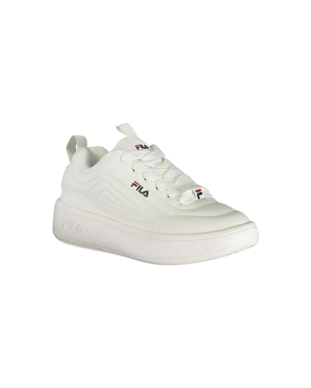Fila White Polyester Sneaker
