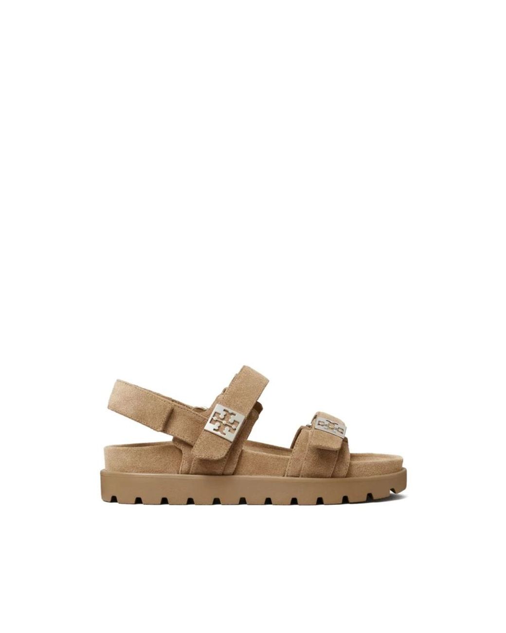 Tory Burch Natural Flat Sandals