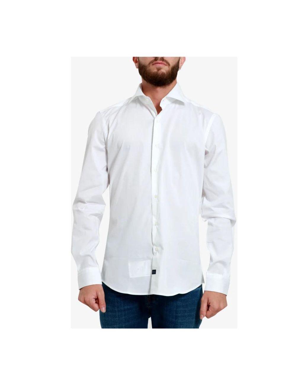 Formal Shirts Fay de hombre de color White