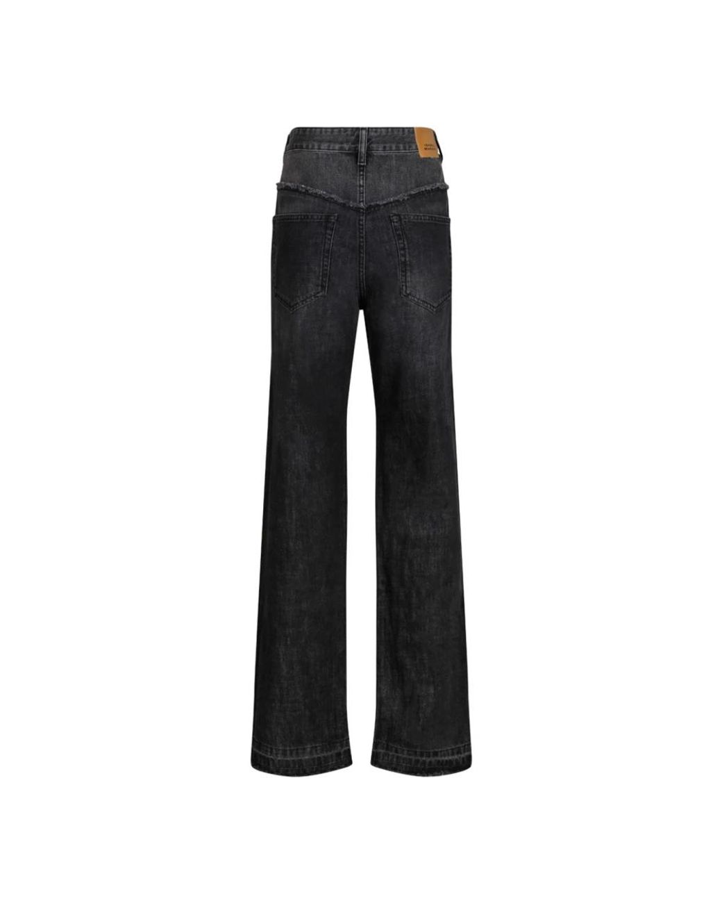 Isabel Marant Black Straight Fit Jeans