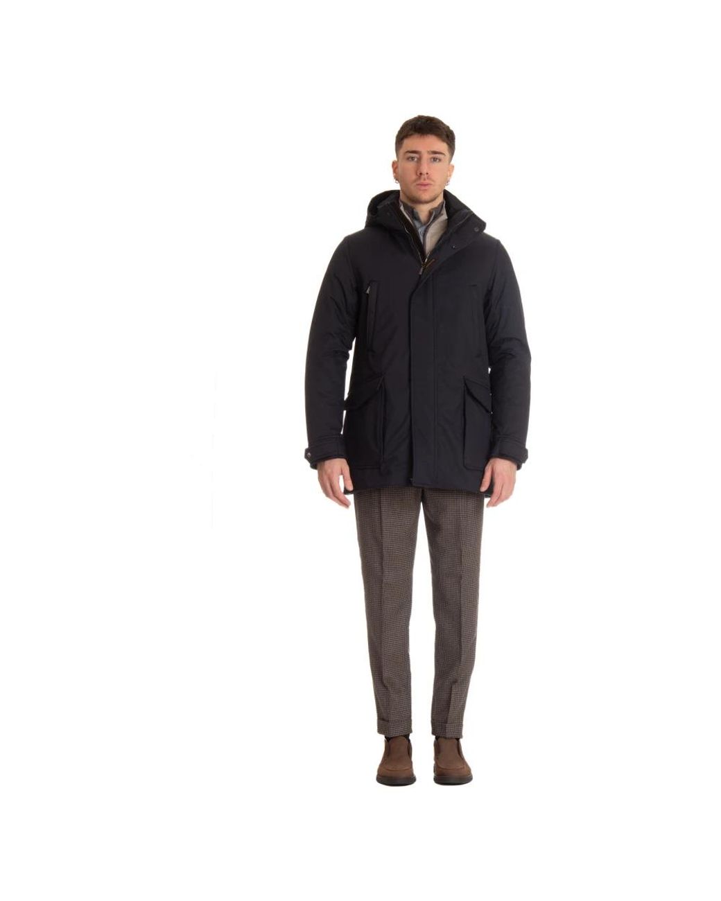 Down Jackets Moorer de hombre de color Black