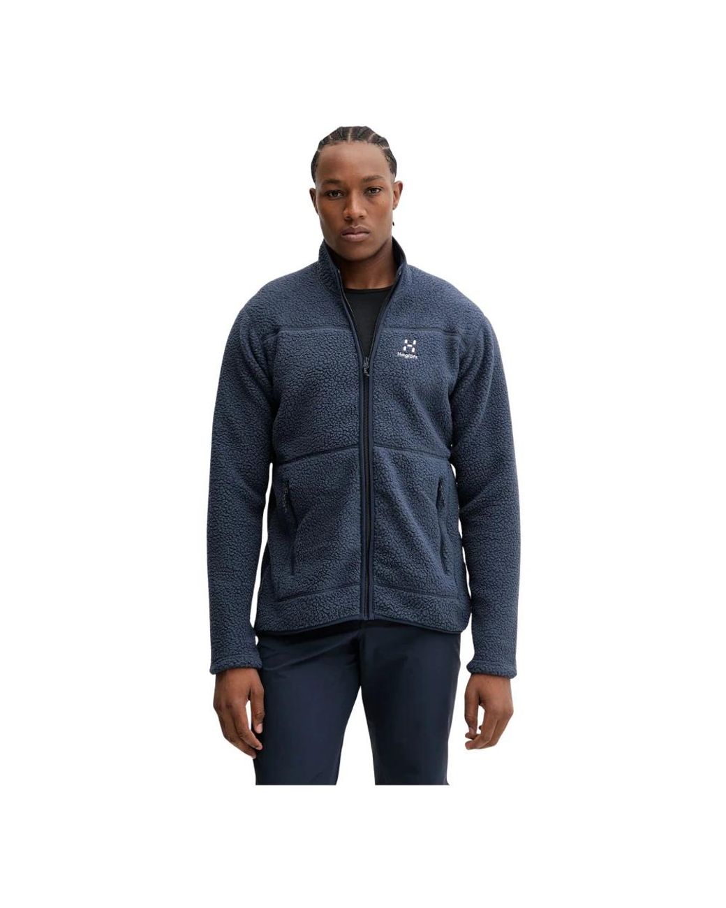 Haglöfs Mossa Pile Jacket in het Blue voor heren