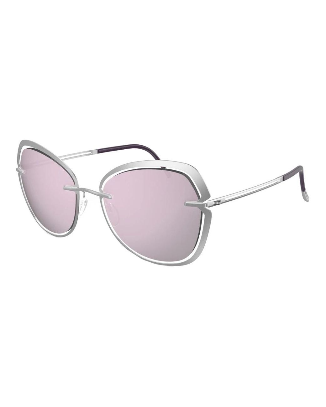 Silhouette Accessoires ,Grijs ,Grace 8180 Zonnebril in het Gray