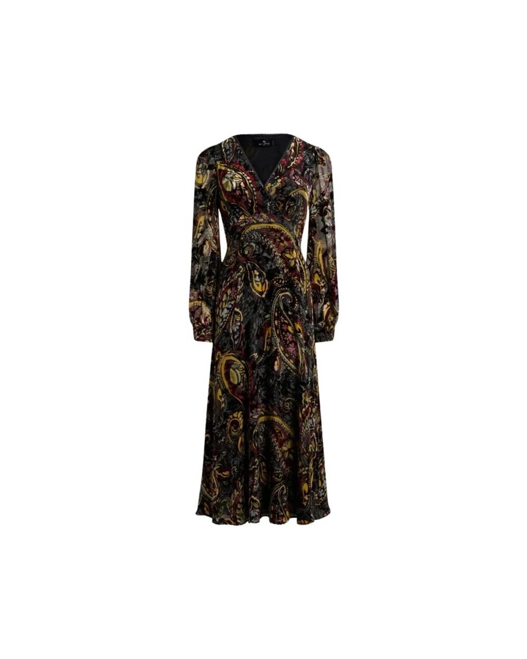Midi Dresses Etro en coloris Black